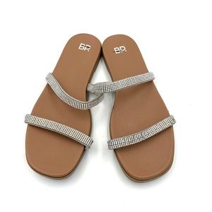 bp Sage Crystal Slide Sandal